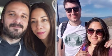 Eliana y María Agustina son de Mendoza y conocieron a Mariano y Andrés por las redes.