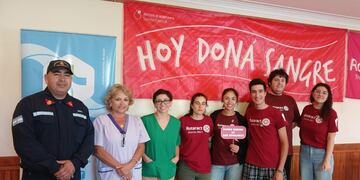 colecta de sangre organizada por Rotaract Tres Arroyos Libertad