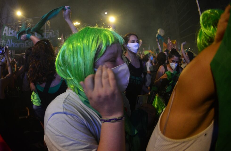En fotos: festejos y emoción en Córdoba por la legalización del aborto