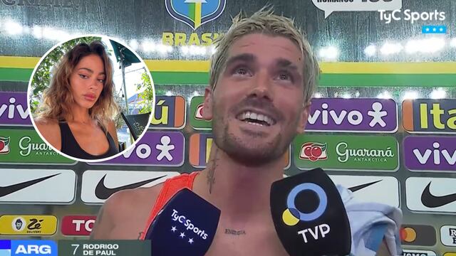 El misterioso mensaje de Rodrigo de Paul y la respuesta de Tini en redes