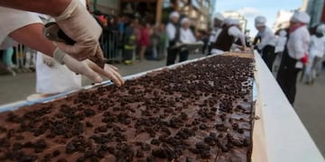 El chocolate más largo del mundo es argentino