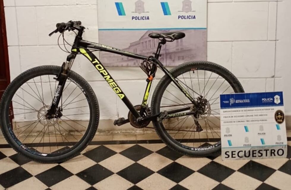 Tres Arroyos: recuperan una bicicleta robada