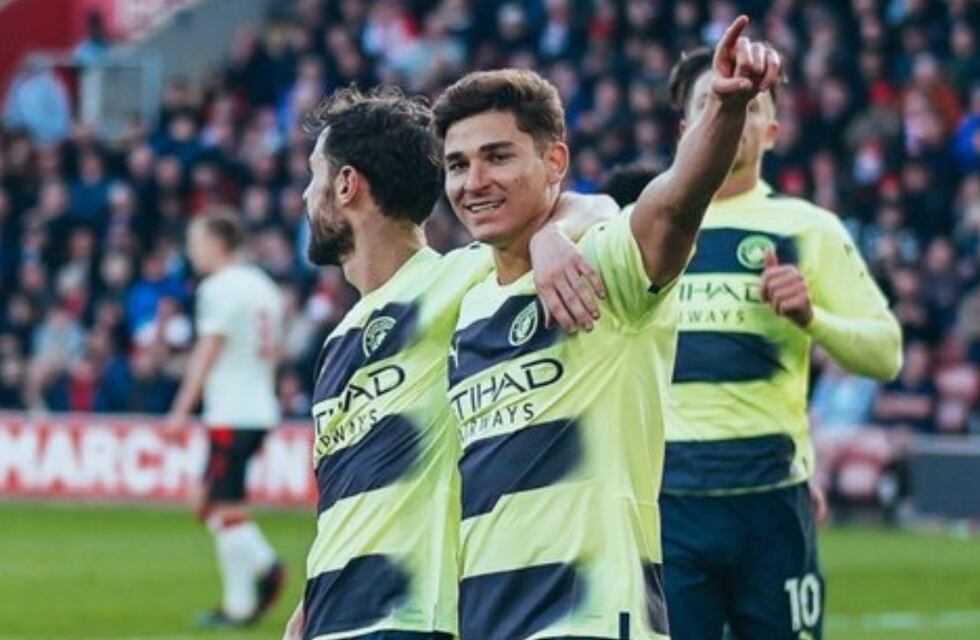 Video: Julián Álvarez selló la goleada del Manchester City a Southampton