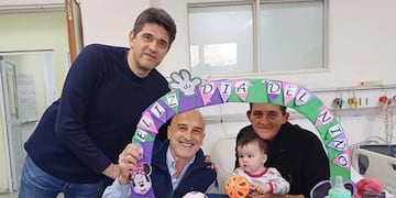 Festejo por el Día de las Infancias en el Hospital Eva Perón.