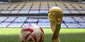 Al Hilm, la pelota de la final entre Argentina y Francia. Foto: Los Andes.