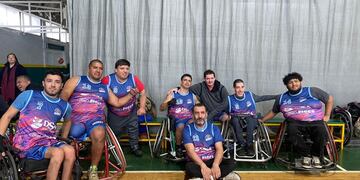 Nahuel Maldonado basquet adaptado en silla de ruedas Arroyito