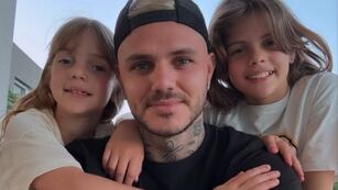 El futbolista podrá volver a ver a Isabella y Francesca por disposición de la Justicia.