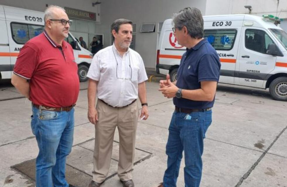 Accidentes navideños: el ministro de Salud realizó una visita de control a las guardias de hospitales