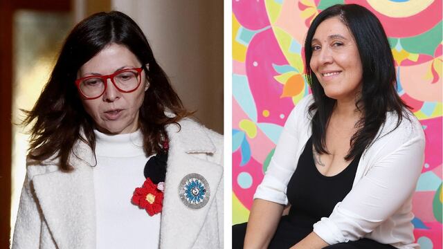 En la foto, Silvina Batakis (titular del Banco Nación) y la numeróloga "Pitty"