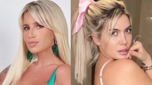 Flor Peña y Wanda Nara lucieron el mismo vestido.