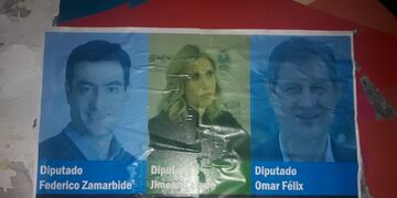 Mensaje dirigido a los tres legisladores nacionales oriundos del departamento,