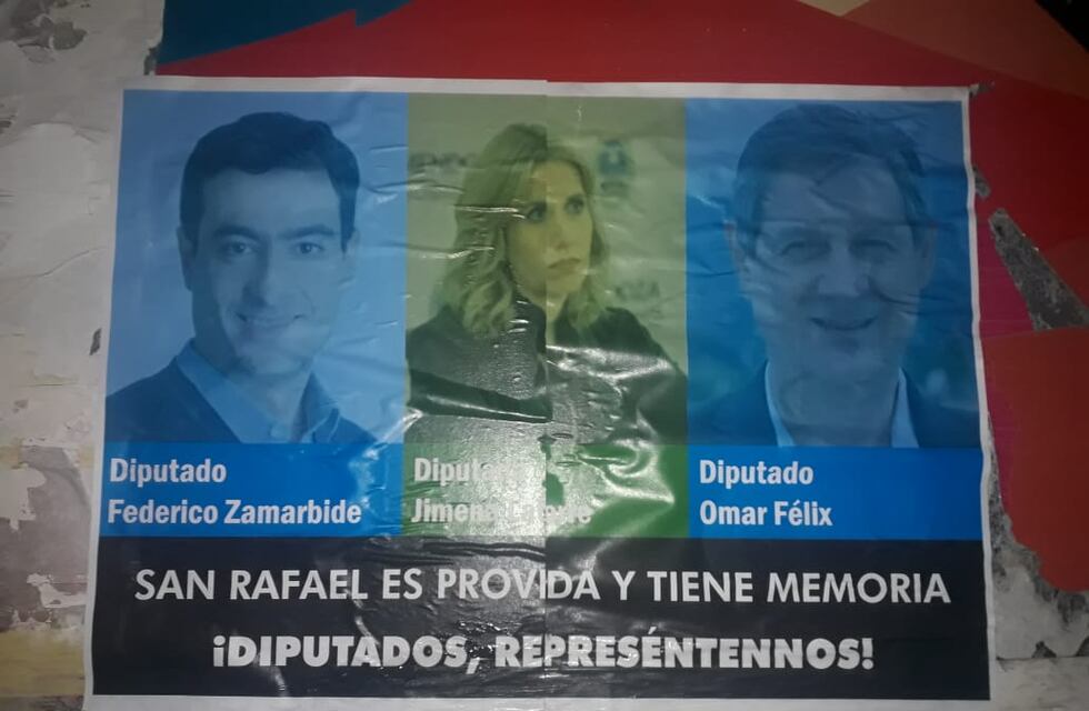 Grupos provida empapelaron San Rafael pidiendo a los legisladores nacionales el rechazo al aborto