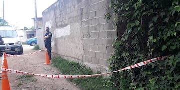 El lugar del trágico episodio en Villa 9 de Julio (Gentileza @JavierSassi).