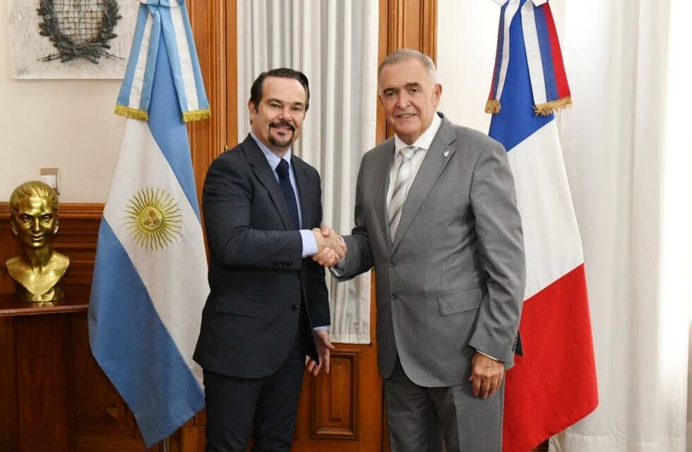 El embajador de Francia con Jaldo