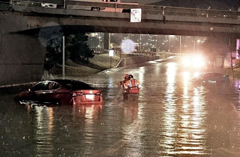 Temporal en Buenos Aires: murió un hombre dentro de su auto en la Avenida General Paz