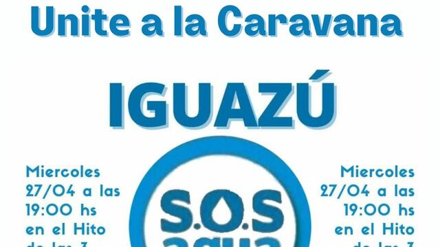 Realizarán una caravana hacia el Hito 3 Fronteras para reclamar “Agua para Todos”.