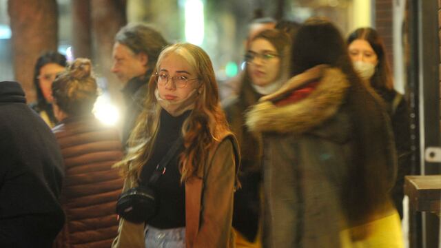 Relevamiento sobre el uso de barbijos y tapabocas en lugares publicos durante la noche en el centro de Córdoba. 9 septiembre 2021