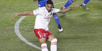 Gabriél Avalos, ex jugador del Tomba, fue el autor del gol de Argentinos Juniors para poner el marcador 1-0 contra el Tomba. Gentileza