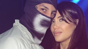 Wanda Nara subió al escenario con L-Gante y protagonizaron un romántico momento (Captura de pantalla)