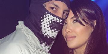 Wanda Nara subió al escenario con L-Gante y protagonizaron un romántico momento (Captura de pantalla)