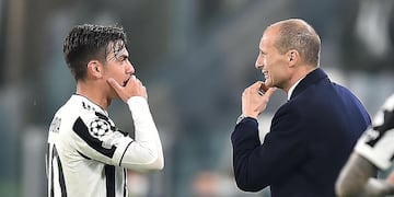 El DT de la Juventus fue crítico con Paulo Dybala.
