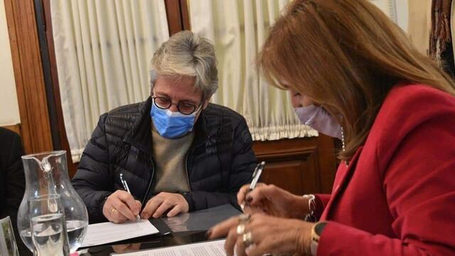 Lorenzo destacó la firma del convenio en beneficio del colectivo de la discapacidad.
