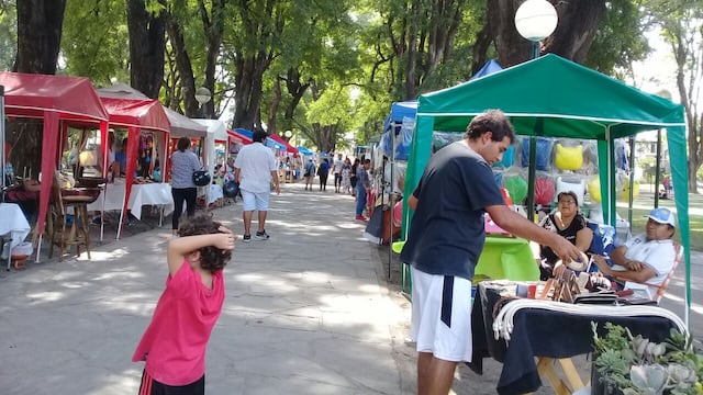 Feria del Parque San Martín. Imagen ilustrativa.
