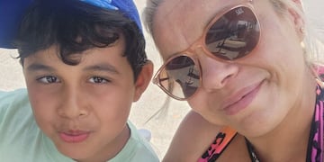 Gisela y su hijo Gabriel