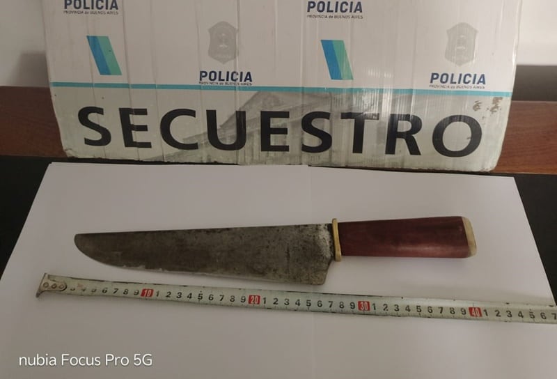 Detuvieron a un hombre por daños y amenazas con un arma blanca tras un conflicto barrial