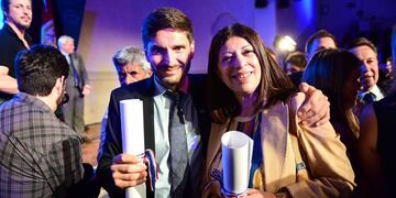 Maximiliano Pullaro y la rosarina lideraron el frente de frentes opositores al peronismo.