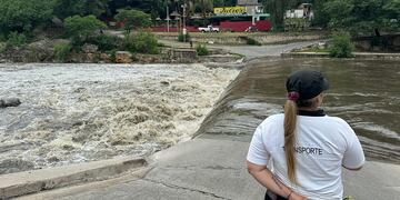 Creciente Rio San Antonio Villa Carlos Paz
Playas de Oro y del Fantasio
Foto: Yanina Florencia Aguirre