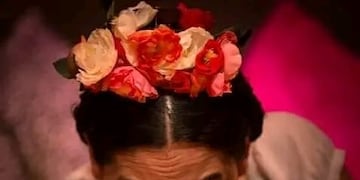 La actriz Tuly López en una de sus presentaciones