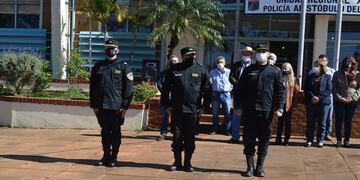 Aristóbulo del Valle: asumen nuevos jefes de la Unidad Regional XI