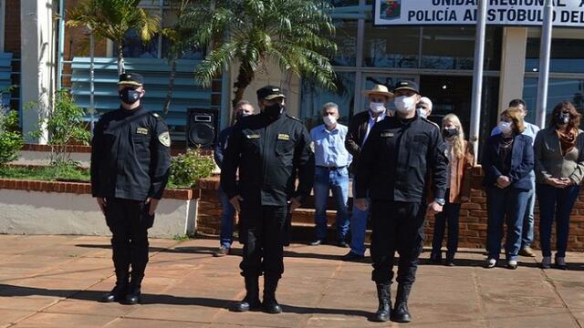 Aristóbulo del Valle: asumen nuevos jefes de la Unidad Regional XI