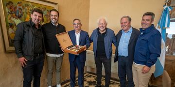 Autoridades de la Copa Argentina visitaron la provincia.