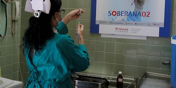 La Soberana 02, una de las vacunas cubanas.