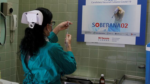 La Soberana 02, una de las vacunas cubanas.