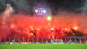 La última vez de Instituto en el Kempes fue con una multitud ante Belgrano, como local. Ahora, muy visitante ante Talleres (Javier Ferreyra / La Voz).