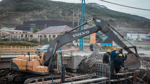Siguen los trabajos previos a la construcción del nuevo puente sobre el Arroyo Grande