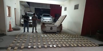 La Policía de la provincia de Salta incautó casi 150 kilos de cocaína, valuados 89 millones de pesos.