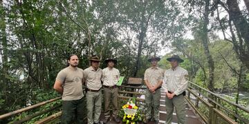 Homenajearon al guardaparque Bernabé Méndez al cumplirse un nuevo aniversario de su muerte