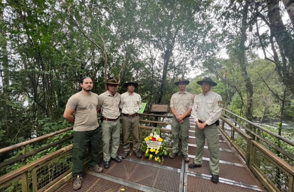 Puerto Iguazú: homenajearon a un guardaparque tras cumplirse un nuevo aniversario de su muerte