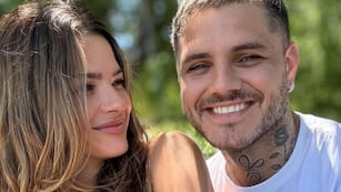 China Suárez y Mauro Icardi, de novios.