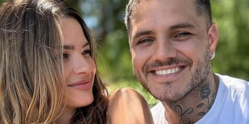 China Suárez y Mauro Icardi, de novios.