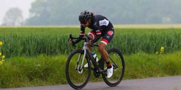 Fernanda Yapura, la ciclista salteña que competirá en el Campeonato Nacional de Mendoza.