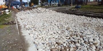 Ushuaia: el municipio avanza con los trabajos en calle Tucumán