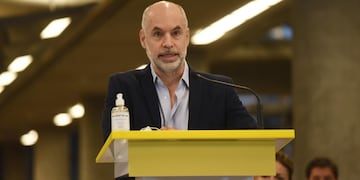 El jefe de Gobierno porteño, Horacio Rodríguez Larreta