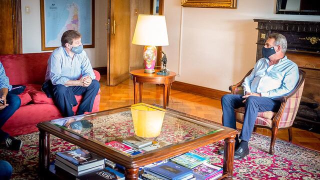 Gustavo Melella se reunió con el Ministro de Defensa de Nación, Agustín Rossi.