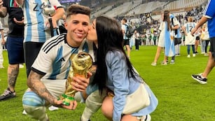 Así fue la historia de amor de Enzo Fernández y Valentina Cervantes: estuvieron seis años juntos y tienen dos hijos