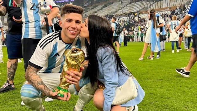 Enzo Fernández celebró que será papá otra vez